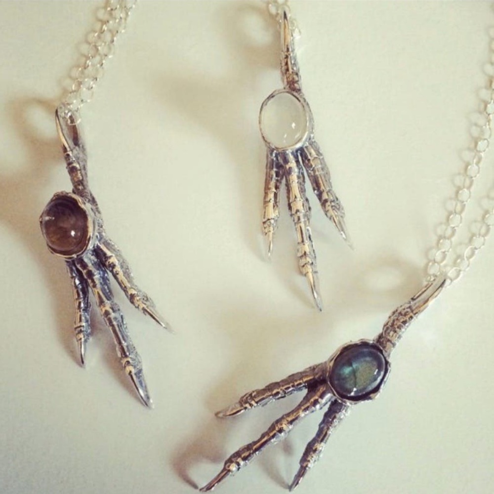 sterling silver necklaces, amethyst, labradorite